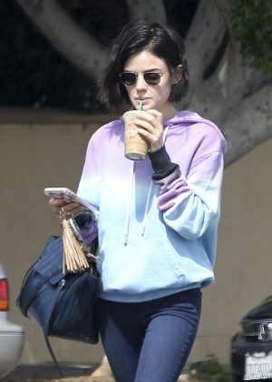 Lucy Hale out in LA